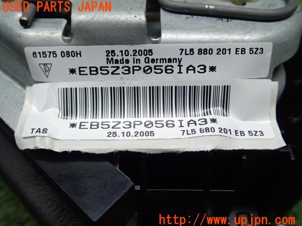 3UPJ=9163140617]ポルシェ カイエン955(9PA)ターボ 純正 ステアリングホイール エアバッグ ブラック/レザー ハンドル 中古_4