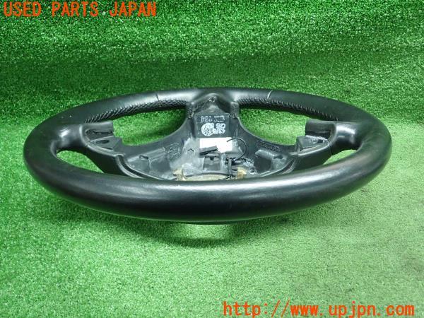 3UPJ=9163140617]ポルシェ カイエン955(9PA)ターボ 純正 ステアリングホイール エアバッグ ブラック/レザー ハンドル 中古_5