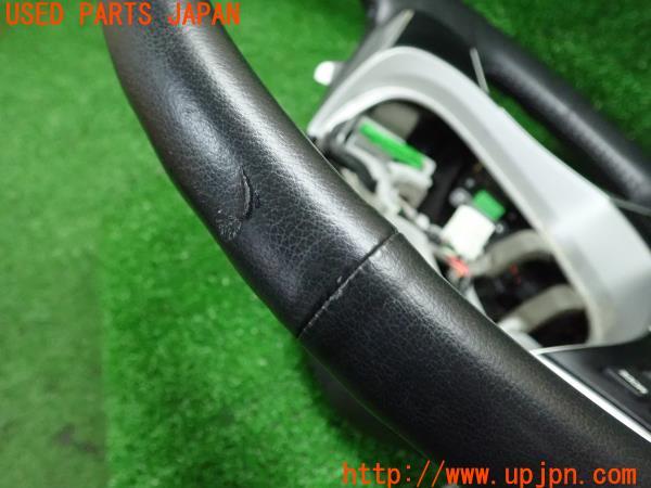 3UPJ=9164070617]ステップワゴン スパーダ(RK6) 純正 ステアリングホイール エアバッグ SRS パドルシフト ハンドルリモコン 中古_3