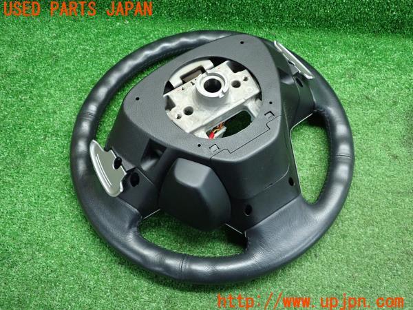 3UPJ=9164070617]ステップワゴン スパーダ(RK6) 純正 ステアリングホイール エアバッグ SRS パドルシフト ハンドルリモコン 中古_4