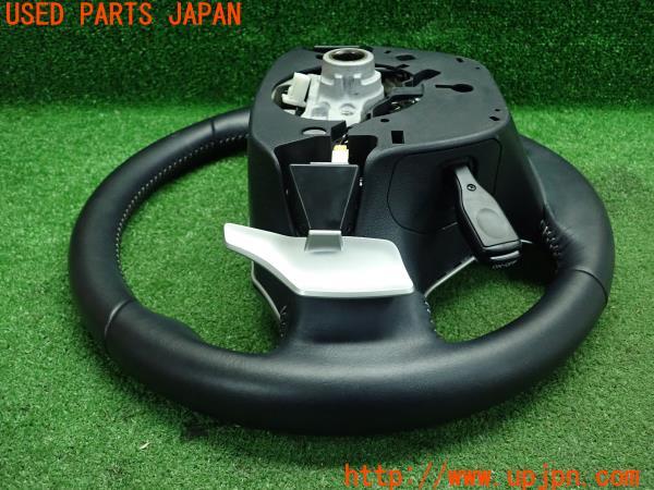 3UPJ=9164740617]レクサス CT200h(ZWA10)初期型 純正 ステアリングホイール エアバッグ付 パドルシフト ハンドルリモコン 中古_4