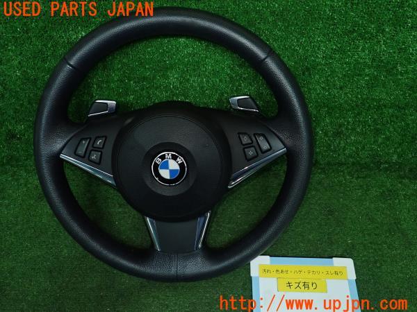 3UPJ=9165360617]BMW 630i クーペ(EH30 E63)純正 ステアリングホイール エアバッグ ハンドル 中古_1