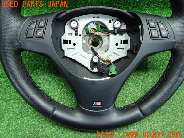 3UPJ=9166000617]BMW X1(E84)前期 純正 Mスポーツ ステアリングホイール エアバッグ SRS ハンドルスイッチ 中古_2