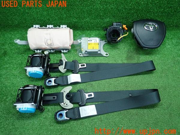 3UPJ=9166420603]カローラ アクシオ ハイブリッド(NKE165 160系)前期 エアバッグセット エアバック シートベルト SRS 中古_1