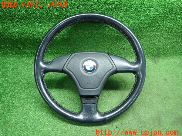 3UPJ=9166650617]BMW Z3 ロードスター(E36 E37)前期 純正 ステアリングホイール エアバッグ ハンドル ブラック 中古_1