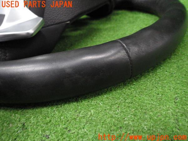 3UPJ=9166860617]BMW 523i M-SPORT Package(XG20 F10)前期 純正 パドルシフト ステアリング 本革 ハンドル エアバッグ付 中古_5