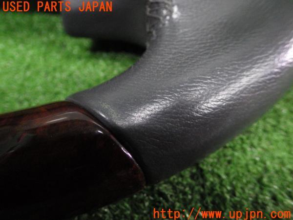 3UPJ=9173820617]ポルシェ カイエン(9PABFD 955 2006y)前期 純正 ステアリング ウッドコンビ ハンドル 木目 エアバッグ エアバック 中古_5