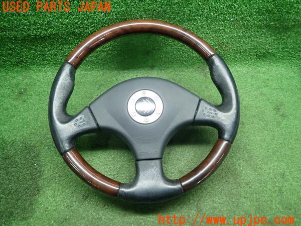 3UPJ=9175030617]コペン(L880K)1stアニバーサリーエディション 純正 momo ステリングホイール ハンドル 中古_1