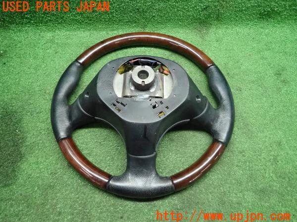 3UPJ=9175030617]コペン(L880K)1stアニバーサリーエディション 純正 momo ステリングホイール ハンドル 中古_4