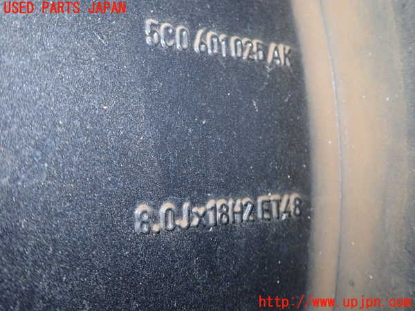 1UPJ-9187859042]VW ザ･ビートル(16CZD)タイヤ　ホイール　1本② 235/45R18 中古_4