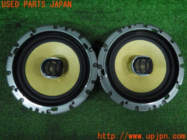 3UPJ=9192110535]carrozzeria カロッツェリア カスタムフィット スピーカー TS-J16A 16cm コアキシャル 2ウェイ ネットワーク付 中古_2