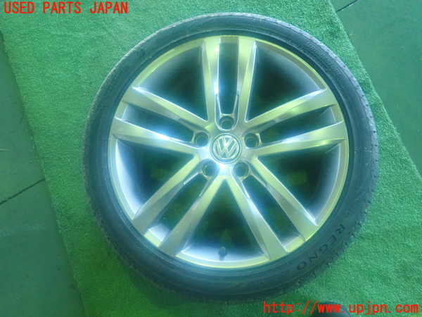 4UPJ-9193399044]VW ゴルフ ヴァリアント(AUCHP)タイヤ　ホイール　1本④ 225/40R18 中古_1