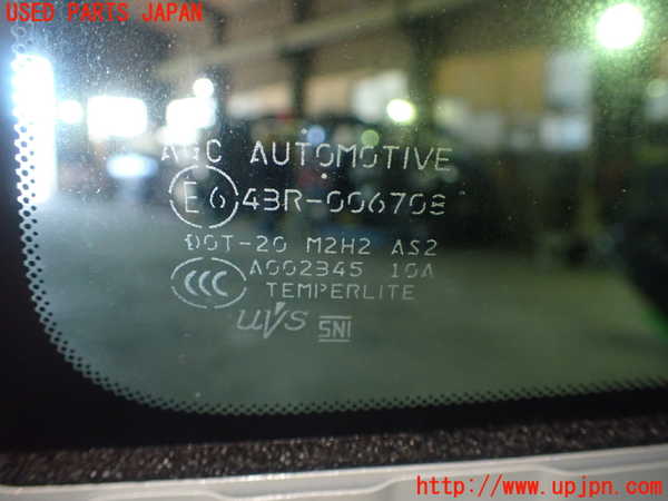 5UPJ-9223671380]GR86(BRZ)(ZN8)右クォーターガラス M2H2 中古_2