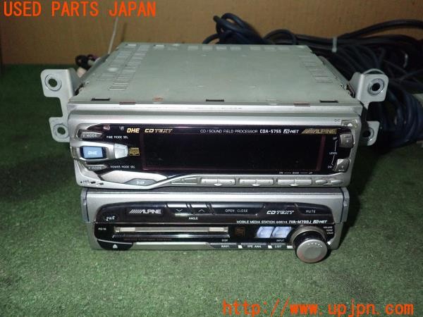 3UPJ=9224060518]ランサーエボリューションⅧ GSR(CT9A)ALPINE アルパイン IVA-M700J CDA-5755 CD・MDプレーヤー 中古_2