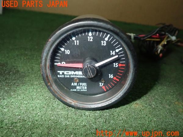 3UPJ=9224080589]スプリンタートレノ GT-APEX(AE86)後期 TOMEI 東名パワード 空燃比計 A/F計 60φ 中古_3