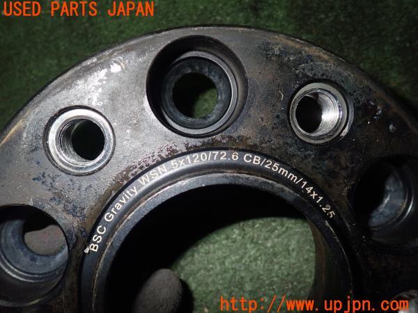 3UPJ=9224090972]BMW 630i クーペ(EH30 E63)後期 LCI BSC Gravity ワイドトレッドスペーサー② 25mm PCD120 5穴 M14×P1.25 中古_3