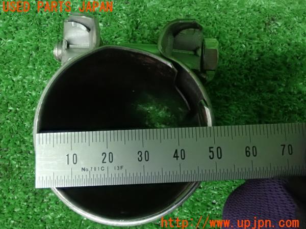 3UPJ=9224200158]プジョー 208(P21HN05)社外 ジョイントパイプ マフラーバンド エキゾーストクランプ B-B2 450 中古_4