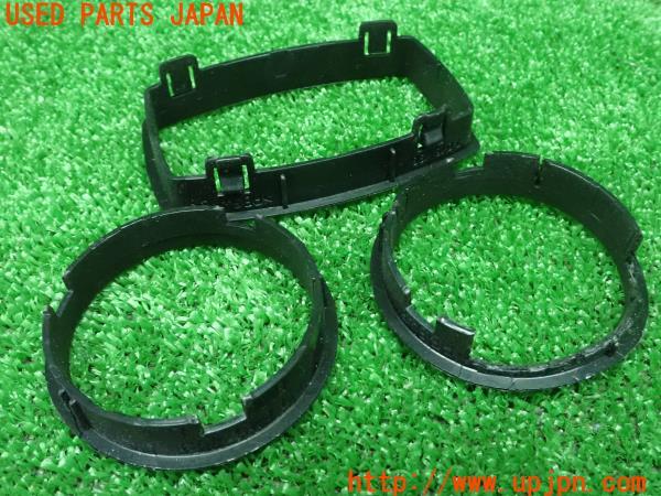 3UPJ=9224400645]BMW Z4 ロードスター(BT22 E85)純正 カーボン調 ACスイッチカバー 3点 中古_3