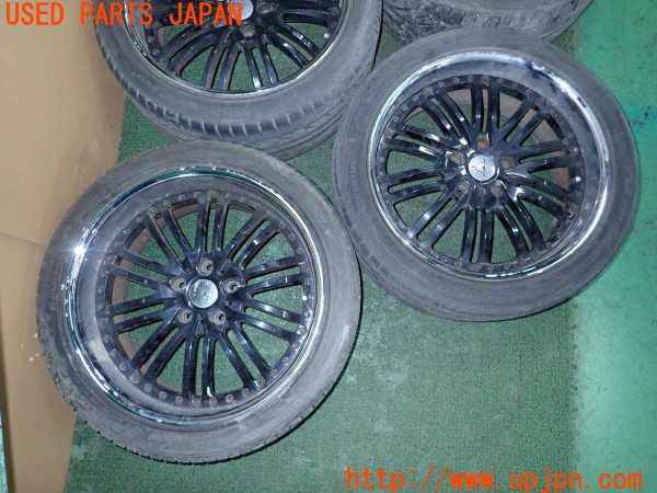 3UPJ=9224540920]ジャガー XK8 コンバーチブル(JFDA X100)AUTOCOUTURE ホイール 19×8.5J +20 10J +23 PCD120.65 120.6 5穴 4本 中古_2