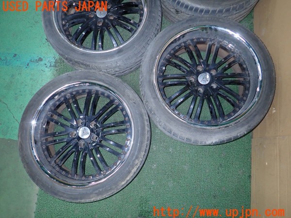 3UPJ=9224540920]ジャガー XK8 コンバーチブル(JFDA X100)AUTOCOUTURE ホイール 19×8.5J +20 10J +23 PCD120.65 120.6 5穴 4本 中古_3