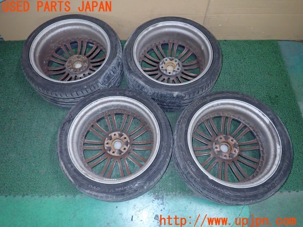 3UPJ=9224540920]ジャガー XK8 コンバーチブル(JFDA X100)AUTOCOUTURE ホイール 19×8.5J +20 10J +23 PCD120.65 120.6 5穴 4本 中古_4