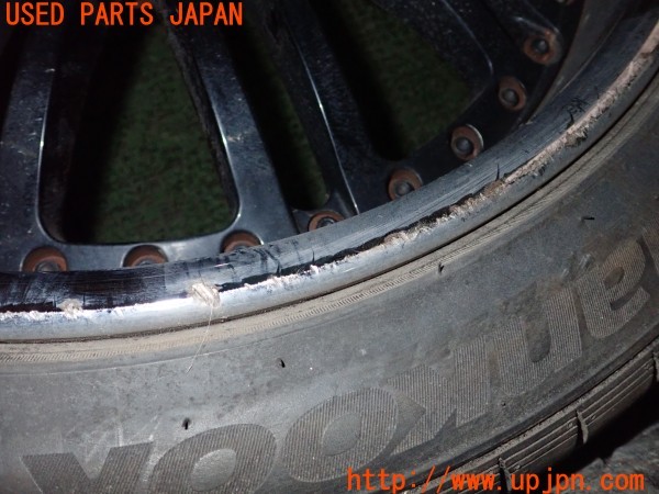3UPJ=9224540920]ジャガー XK8 コンバーチブル(JFDA X100)AUTOCOUTURE ホイール 19×8.5J +20 10J +23 PCD120.65 120.6 5穴 4本 中古_5
