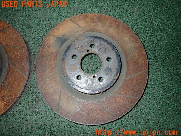 3UPJ=9224580305]インプレッサ WRX STI(GDB C型)社外 フロントディスクローター 中古_3