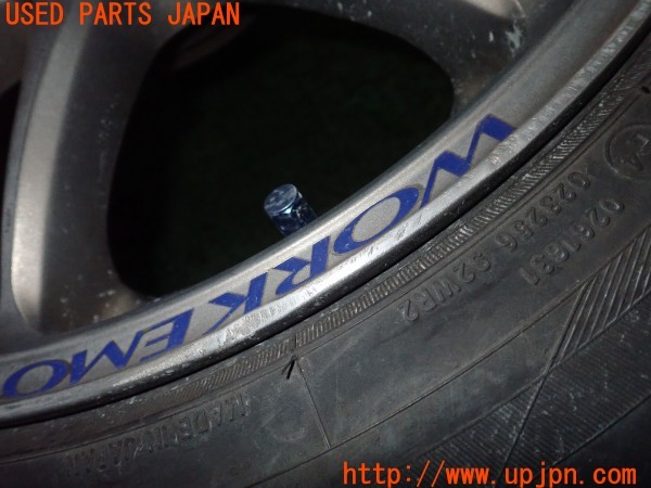 3UPJ=9224580961]インプレッサ WRX STI(GDB C型)WORK ワーク EMOTION CR kai ホイール 17×8JJ +42 PCD100 5穴 1本 中古_5