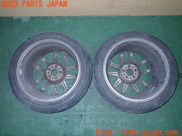 3UPJ=9224580962]インプレッサ WRX STI(GDB C型)WORK ワーク EMOTION CR kai ホイール 17×8JJ +42 PCD100 5穴 2本 中古_4