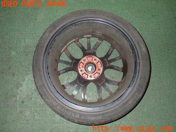 3UPJ=9224620961]メガーヌ スポーツツアラー GT(KBM5M)Weds ウェッズ LEONIS LV ホイール 18×8J +42 PCD114.3 5穴 1本 中古_2