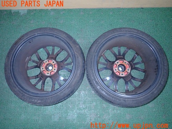 3UPJ=9224620962]メガーヌ スポーツツアラー GT(KBM5M)Weds ウェッズ LEONIS LV ホイール 18×8J +42 PCD114.3 5穴 2本 中古_4