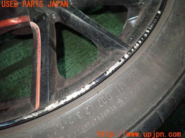 3UPJ=9224620962]メガーヌ スポーツツアラー GT(KBM5M)Weds ウェッズ LEONIS LV ホイール 18×8J +42 PCD114.3 5穴 2本 中古_5