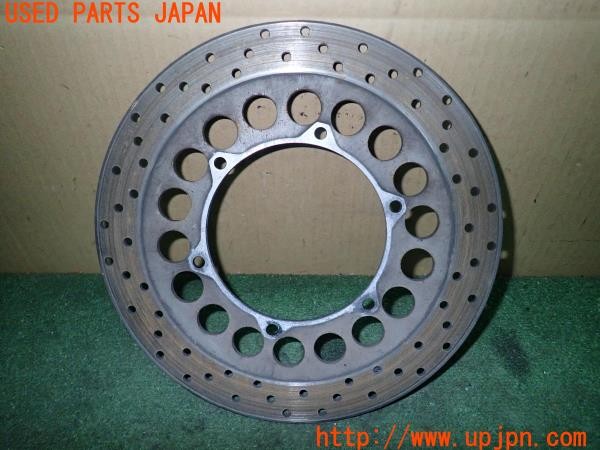 3UPJ=9224630415]ヤマハ SR400(RH16J)純正 フロントディスクローター 中古_2
