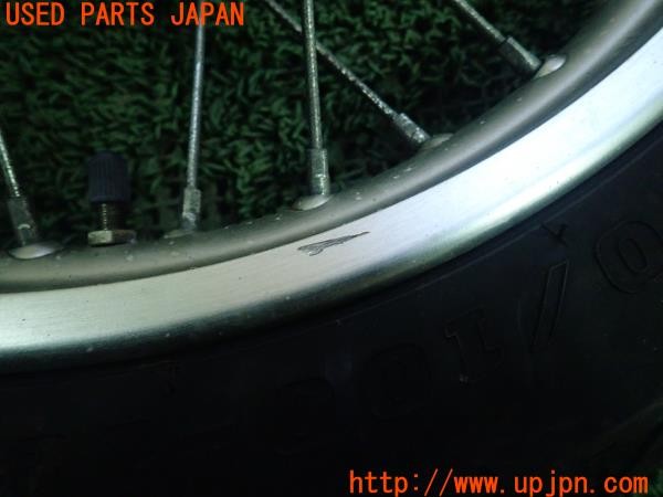 3UPJ=9224630903]ヤマハ SR400(RH16J)純正 フロントタイヤホイール J18×1.85 中古_3