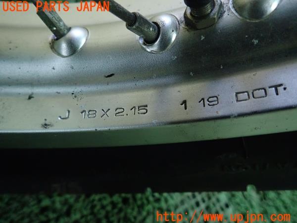3UPJ=9224630905]ヤマハ SR400(RH16J)純正 リアタイヤホイール J18×2.15 中古_5
