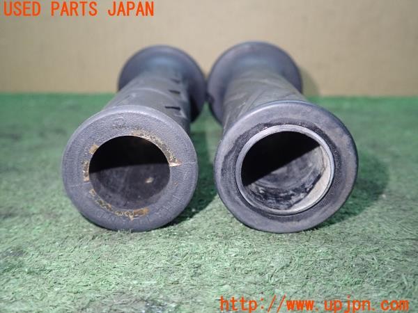 3UPJ=9224660583]カワサキ ニンジャ400(EX400G)純正 左グリップ 社外 スロットルグリップ 中古_3
