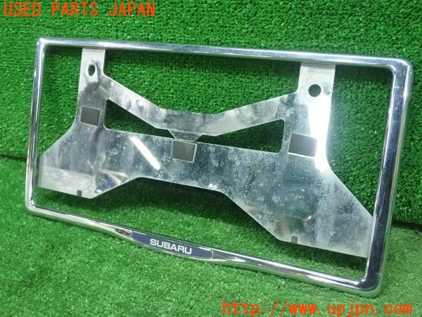 3UPJ=9224730001]WRX S4(VAG A型)純正 ナンバーフレーム 中古_4