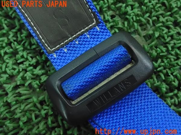 3UPJ=9224800611]VW ゴルフ GTI(1HABF)WILLANS ウィランズ クラブ4 4点式シートベルト 左席用 ロータリーバックル 2インチ 中古_4
