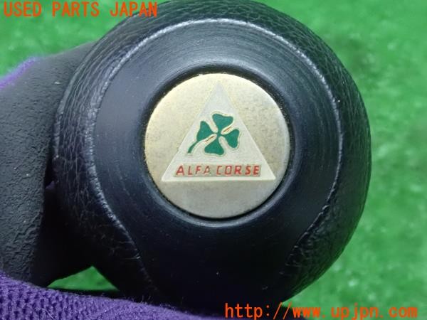 3UPJ=9224900614]アルファロメオ 156スポーツワゴンGTA(932BXB)Alfa Corse アルファコルセ シフトノブ 中古_5