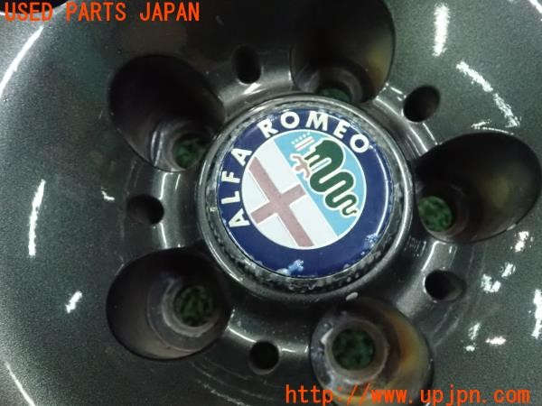 3UPJ=9224900918]アルファロメオ 156スポーツワゴンGTA(932BXB)社外 ホイール 17×7.5J +30 PCD98 5穴 4本 中古_2