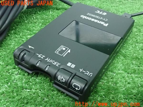 3UPJ=9224920503]プジョー RCZ(T7R5F03)Panasonic パナソニック ETC車載器 CY-ET909KDZ 中古_3