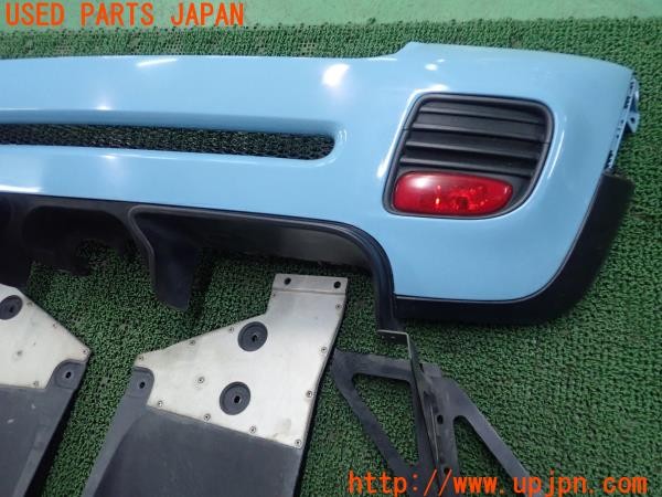 3UPJ=9225100058]BMW ミニ ジョンクーパーワークス(MFJCW R56)純正加工 リアバンパー ディフューザー アンダーパネル セット 中古_2