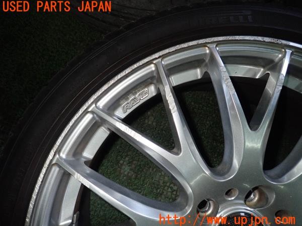 3UPJ=9225110920]アウディ TT クーペ(8JBUBF)RAYS HOMURA 2×9 ホイール 19×8J +45 PCD112 5穴 4本 中古_4
