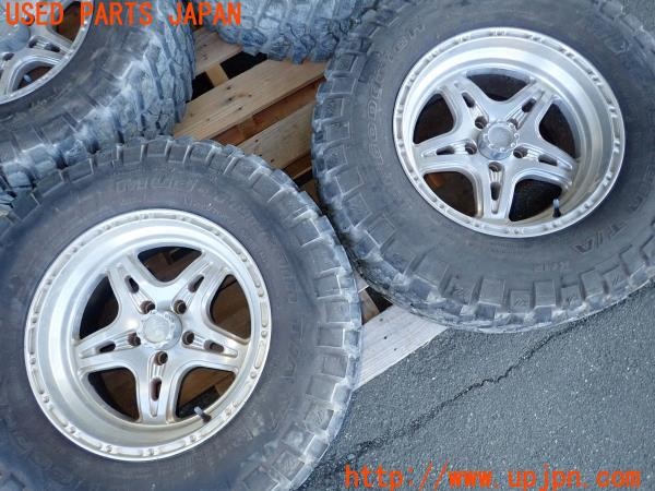 3UPJ=9225140918]ジープラングラー(TJ40S)RACELINE レースライン ホイール 17×8.5J ±0 PCD114.3 5穴 4本 中古_2