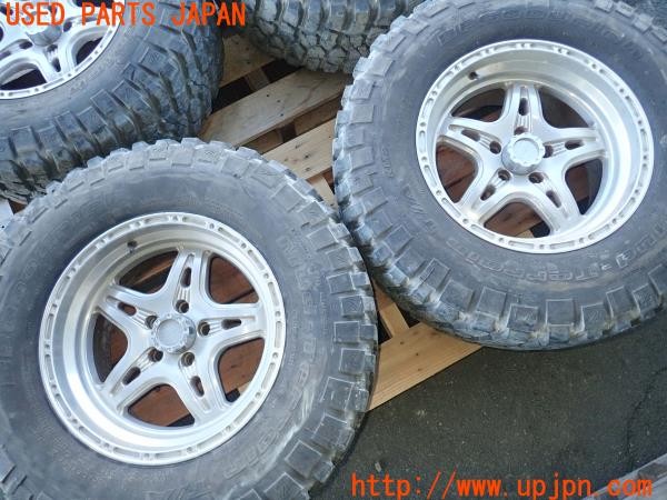 3UPJ=9225140918]ジープラングラー(TJ40S)RACELINE レースライン ホイール 17×8.5J ±0 PCD114.3 5穴 4本 中古_3