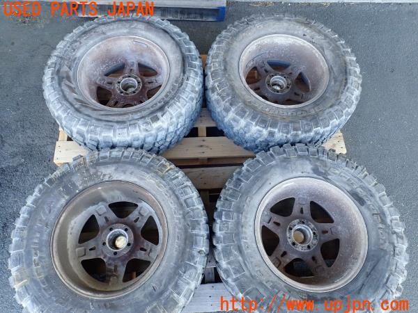3UPJ=9225140918]ジープラングラー(TJ40S)RACELINE レースライン ホイール 17×8.5J ±0 PCD114.3 5穴 4本 中古_5