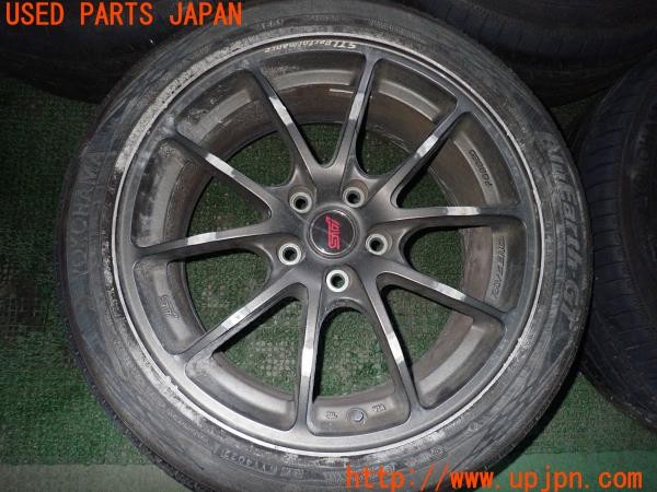 3UPJ=9225180919]レヴォーグ STI Sport R EX(VNH B型)STI PERFORMANCE WHEEL 28100VV470 ホイール 18×8J +53 PCD114.3 5穴 4本 中古_2