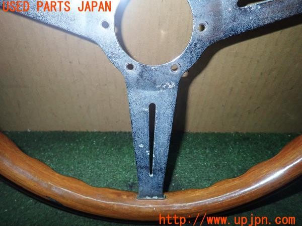 3UPJ=9225290617]カプチーノ(EA11R)前期 社外 ウッドステアリング 木目 360mm 中古_5