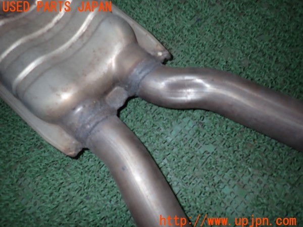 3UPJ=9225310152]BMW 650i クーペ(EH48 E63)後期 純正 7 545 062  マフラー カット済み 2分割 中古_3