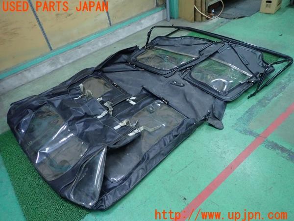 3UPJ=9225370031]三菱ジープ(J56)社外 ソフトトップ 骨組み・ドア付 幌 中古_2